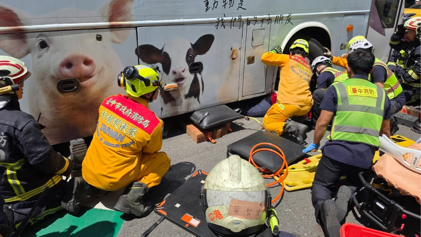 來台旅遊遇死劫！新加坡女過馬路遭國光客運撞輾　搶救2天宣告不治