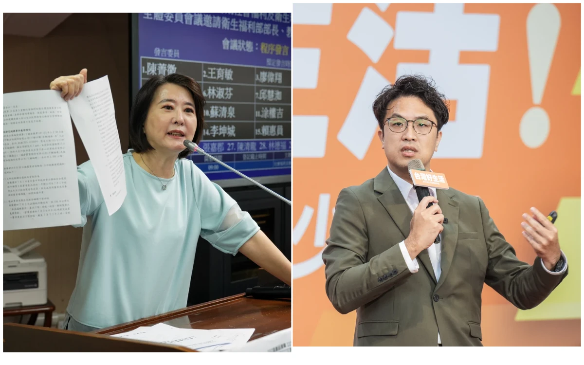 鬍鬚張三代挺蔣萬安遭出征！王鴻薇轟綠營雙標　沈伯洋劃「紅線」回應