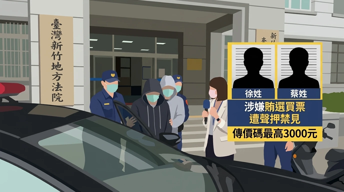 2村長參選人涉賄！買票價碼傳最高3000元　竹檢聲押禁見