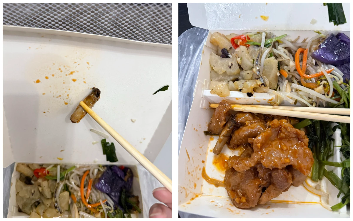 吃便當「焦蔥」竟是菸蒂！店家冷回：會勸廚師別邊炒邊抽　她怒向衛生局檢舉結果曝