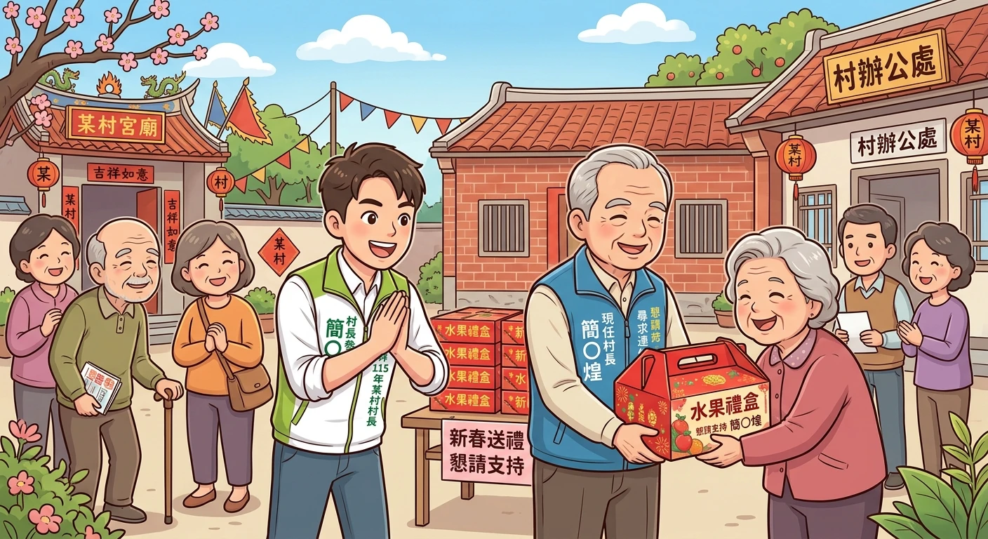 嘉義村長交棒兒子涉賄！送水果、手電筒討支持　父聲押子30萬交保