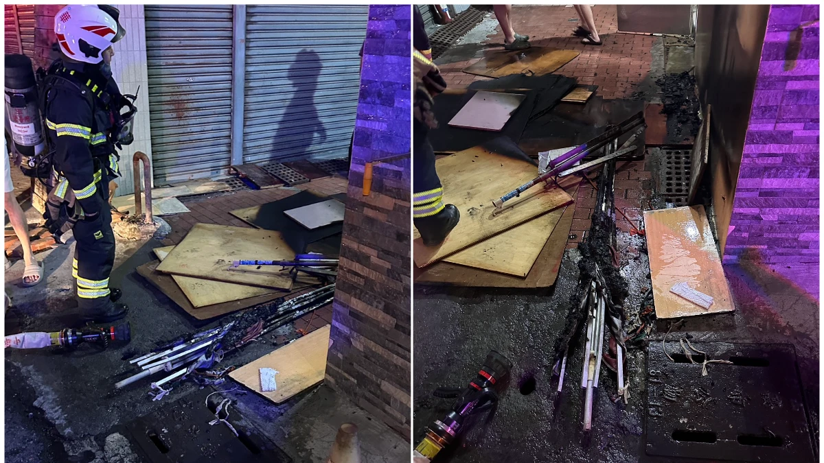 送麵到醫院找不到爸！高雄男疑因母換病房撲空爆爭吵　竟買汽油燒家門