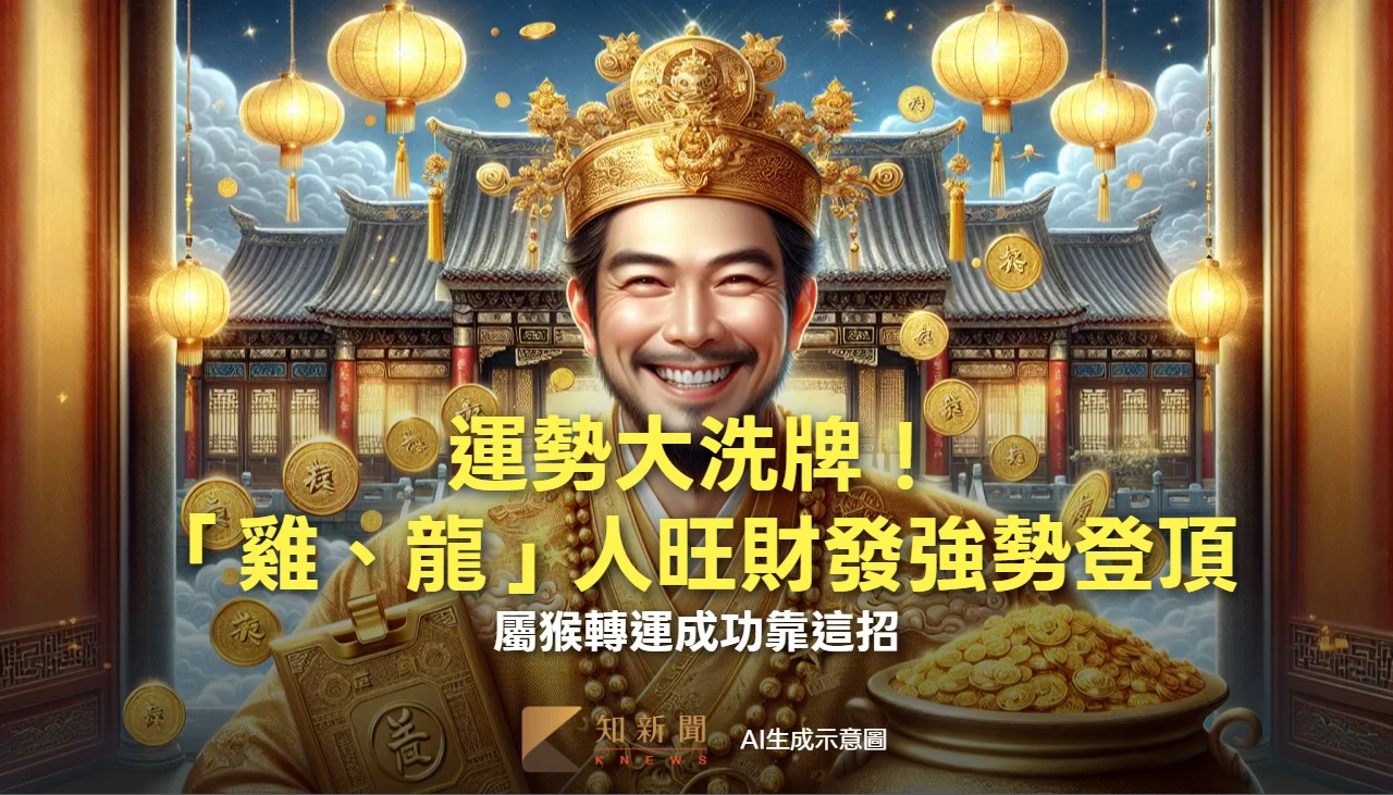 12生肖周報｜運勢大洗牌！「雞、龍」人旺財發強勢登頂　屬猴轉運成功靠這招