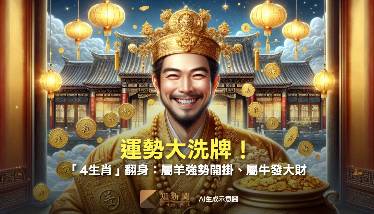 12生肖周報｜運勢大洗牌！「4生肖」翻身：屬羊強勢開掛、屬牛發大財