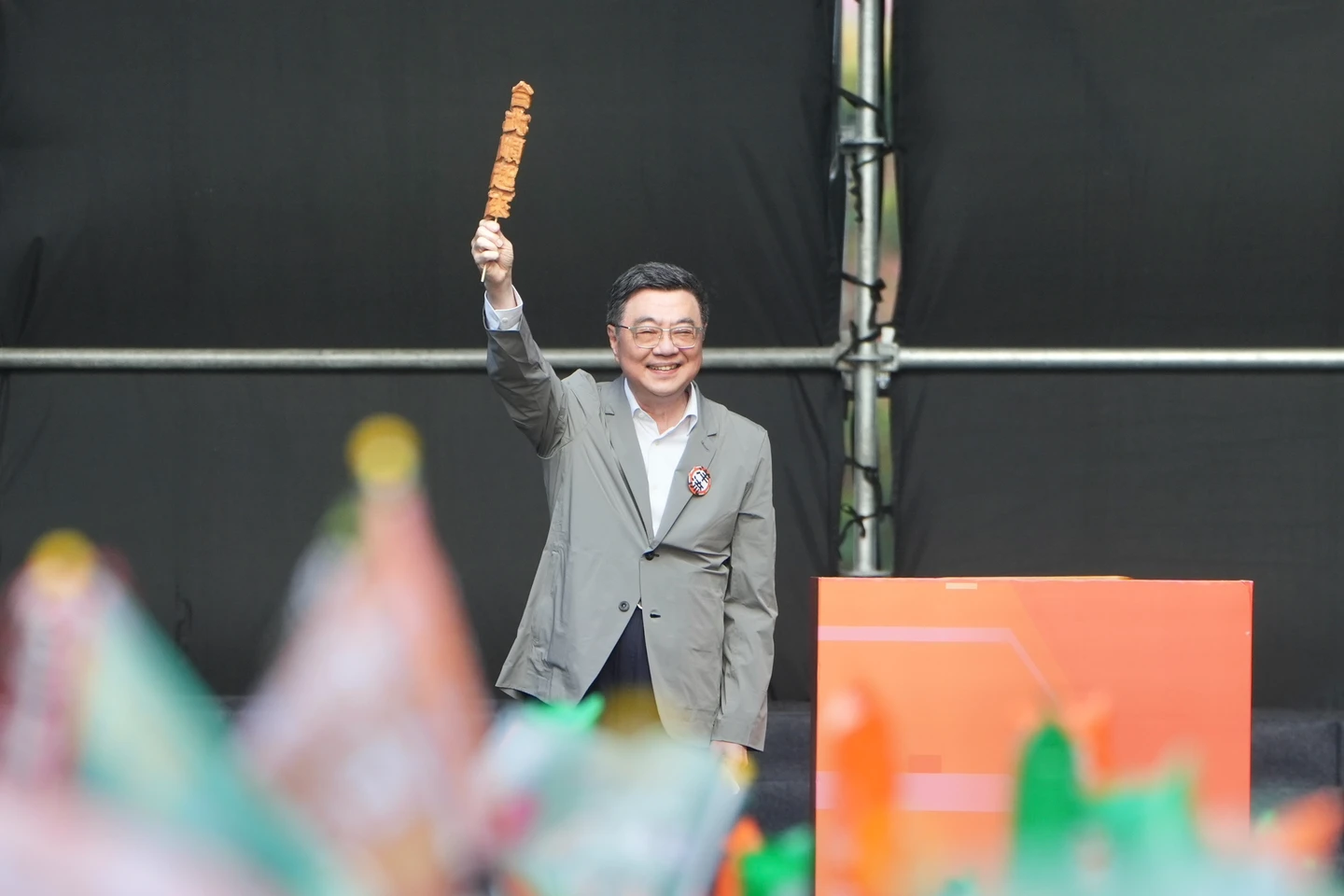 卓榮泰大師兄魂上身！激喊：台北萬安演習結束　讓沈伯洋艦隊啟航