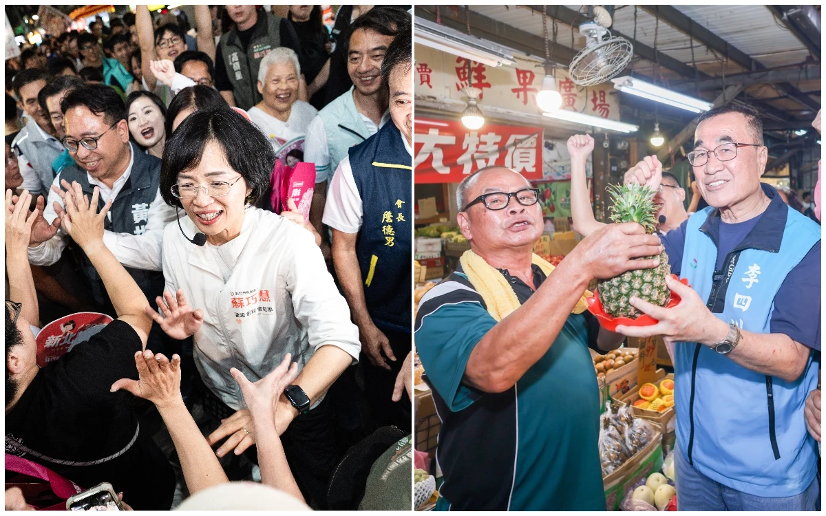 新北選戰交鋒！李四川三重拜票拋交通願景　蘇巧慧辦室內夜市搶攻青年票