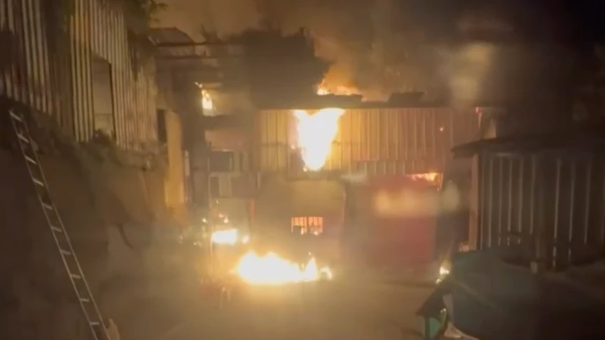 台中暗夜惡火奪2命！鐵皮屋烈焰延燒竹林　疑台泰夫妻成焦屍