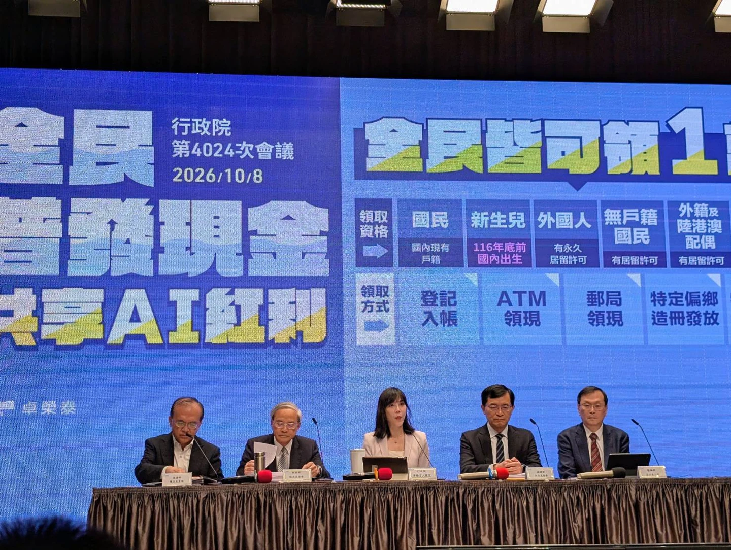 2357億還沒審！政院搶先公布普發1萬元領取對象　施壓立院