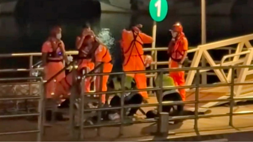 淡水漁人碼頭姊妹落水雙亡！海巡驚見急救援　送醫不治