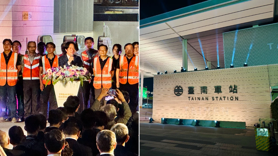 告別平交道！台南鐵道地下化明晨6時首航　入厝光雕秀閃耀新站