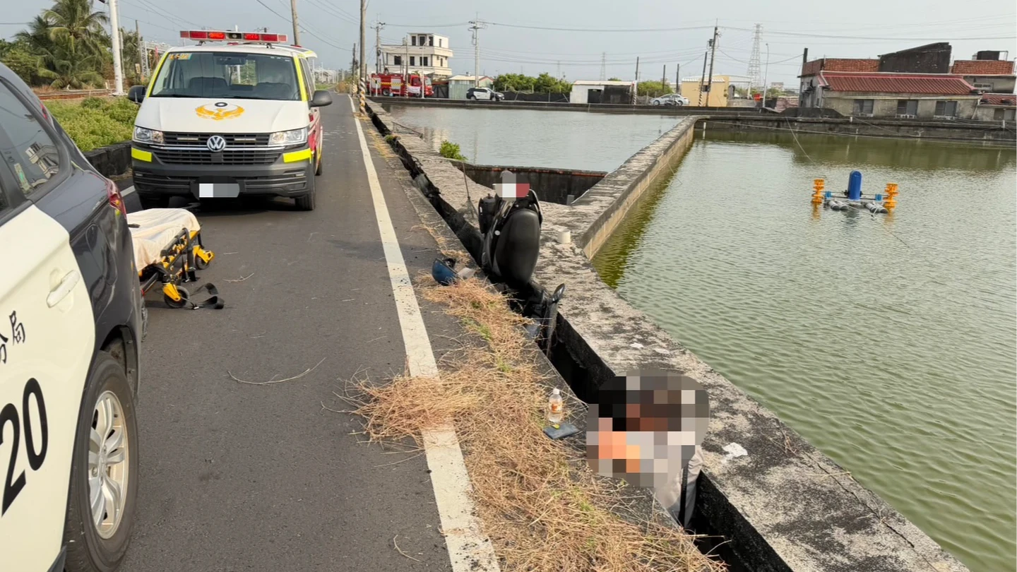 屏東巡佐休假酒駕！自摔掉進水溝受困獲救　酒測0.58、最重恐記2大過免職