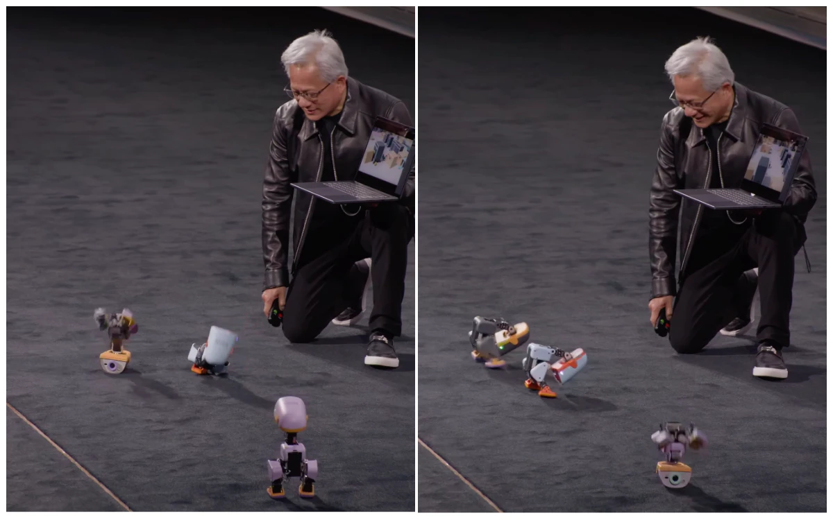 6大QA看懂黃仁勳機器鴨Microduck　AI agent和RTX Spark教會它翻筋斗