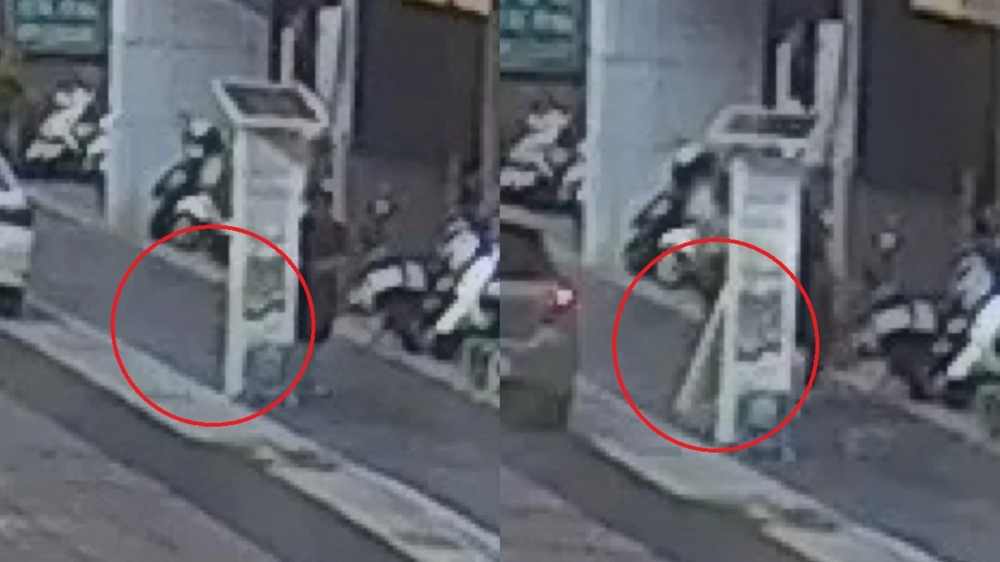 有片｜撞爆公車站牌落跑！貨車司機稱「以為幻聽」　慘吞罰單遭扣照