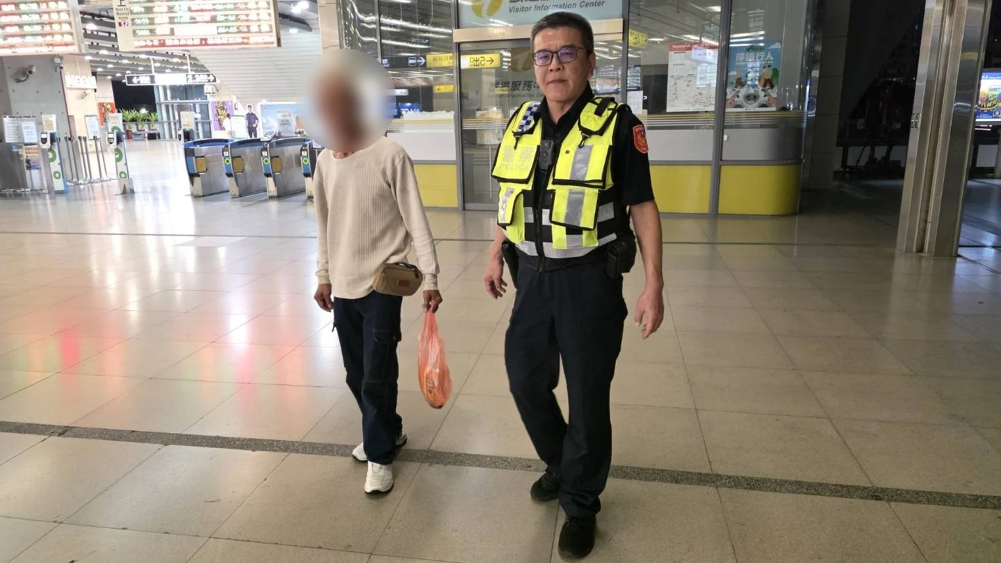 搭錯車橫跨半個台灣！花蓮翁台北搭車迷航到台中 暖心警通宵安置助返鄉