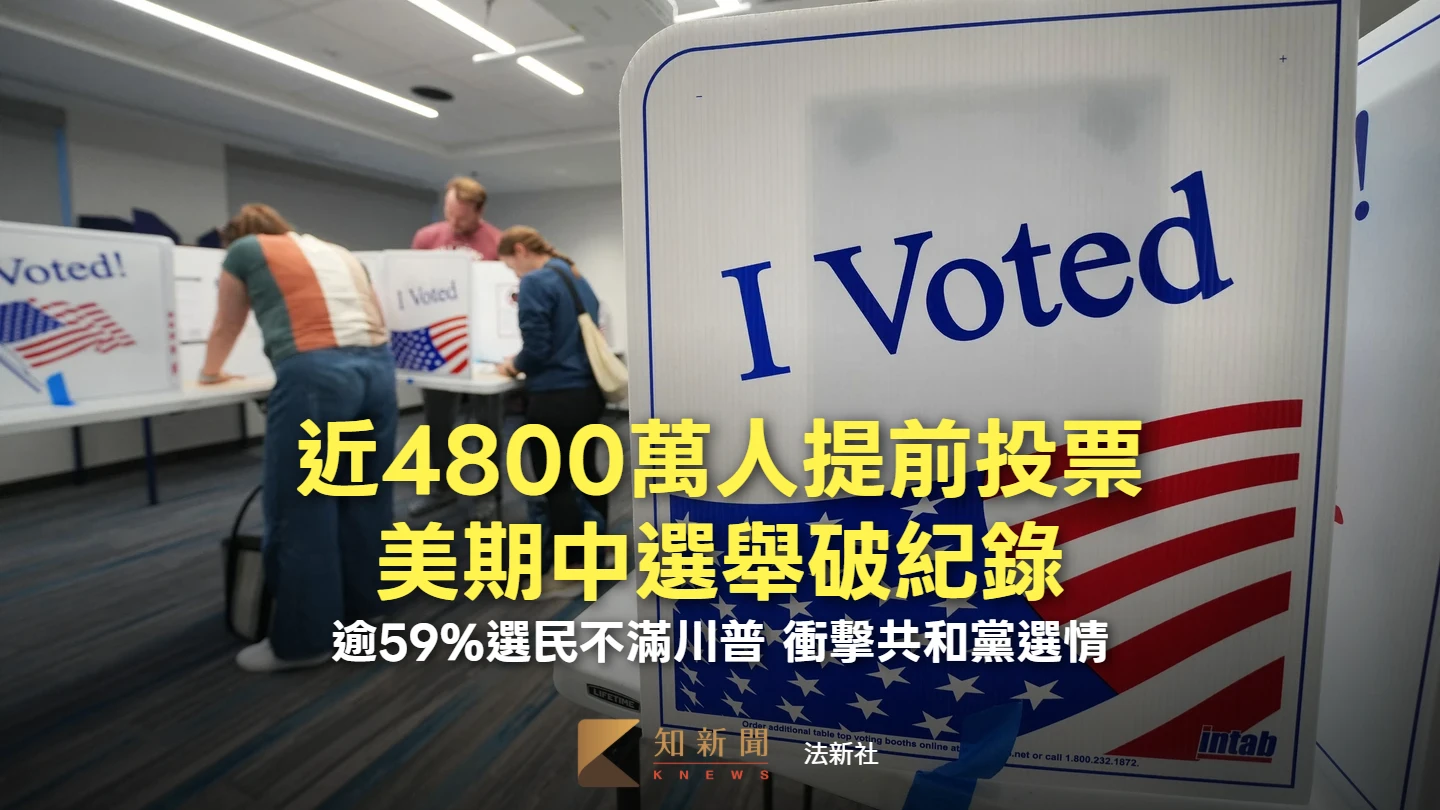 美期中選舉提前投票創新高　逾59%選民不滿川普！共和黨急固票