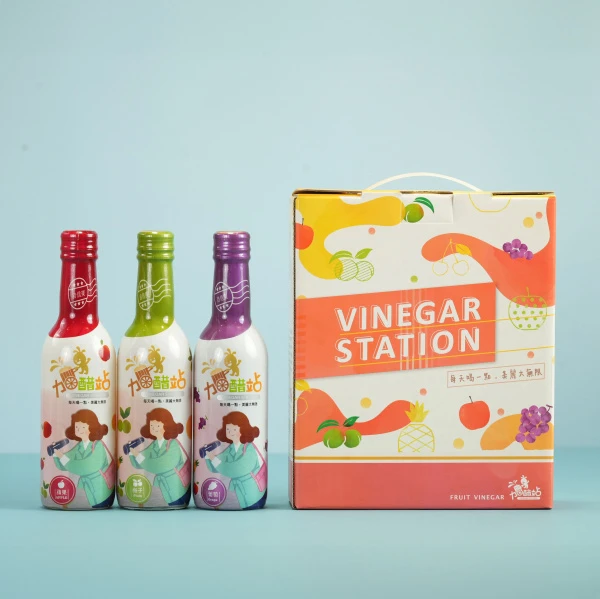 加醋站即飲醋三入禮盒